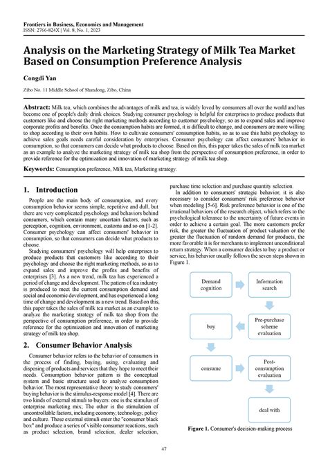 Rrl Summary Business Frontiers In Business Economics And