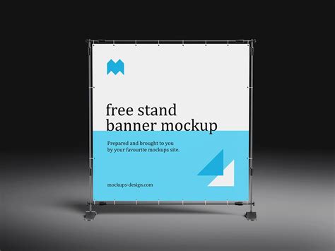 Free Square Standing Banner Mockup Psd Set Good Mockups