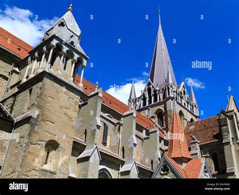 Cathedral, Lausanne, Switzerland Stock Photo - Alamy