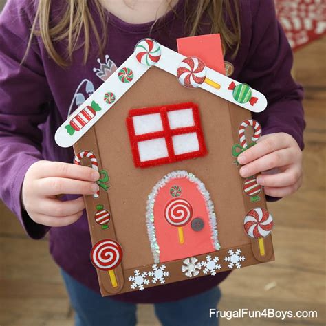 Gingerbread House Crafts For Kids