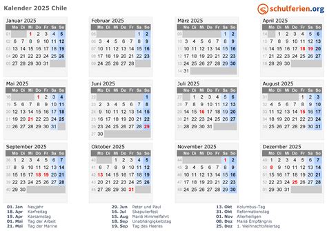 Calendario De Chile 2025 - Gertie Lucilia