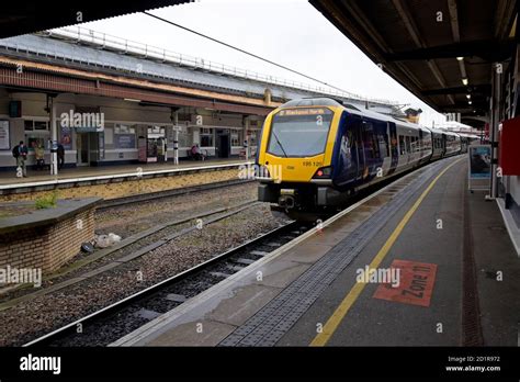 A Northern Trains Caf Civity Class 195 Diesel Multiple Unit Train At The Platform At York