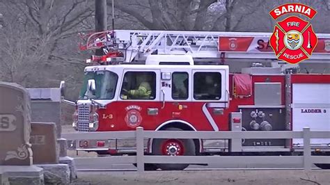 Sarnia Fire L3 Responding YouTube