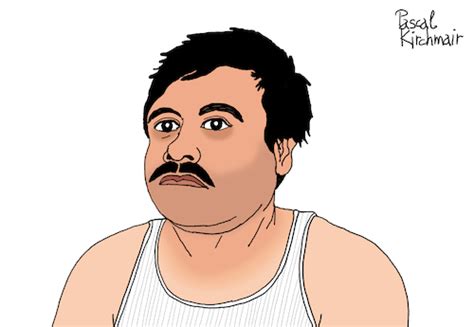 El Chapo By Pascal Kirchmair | Famous People Cartoon | TOONPOOL