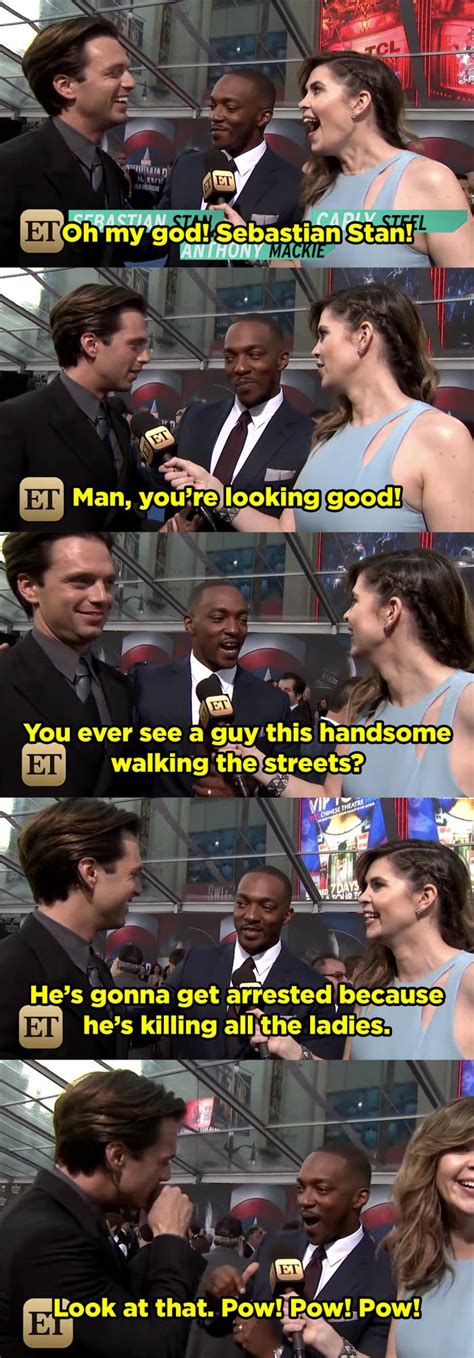 Best Anthony Mackie And Sebastian Stan Moments