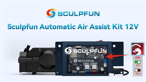 Sculpfun Automatic Air Assist System Kit 12v Version Suitable For