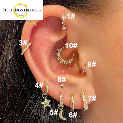 Ema piercing oreille anti hélix papillon Piercings oreilles fr