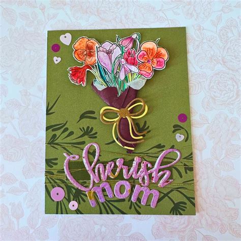 Mothers Day Bouquet Card