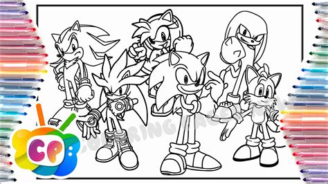 Sonic The Hedgehog All Characters Sonic Coloring Pages Elektronomia