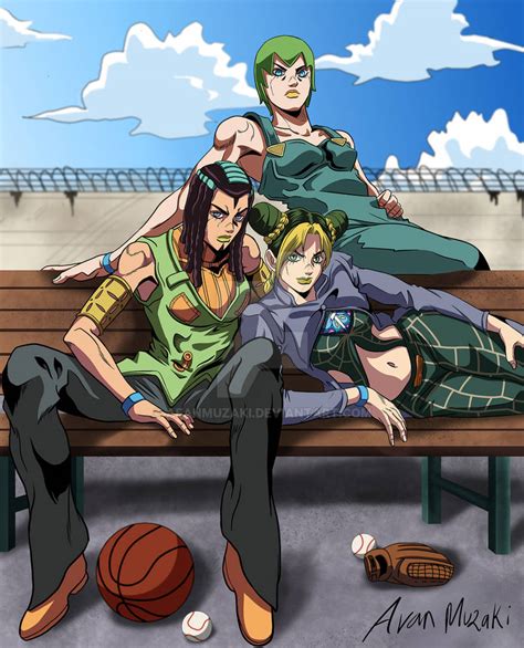 Jolyne Ermes And Ff Jojo Stone Ocean By Afanmuzaki On Deviantart