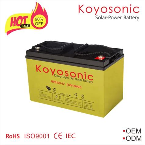 12v Agm Battery 100ah Sealed Lead Acid Battery Vrla Solar Battery