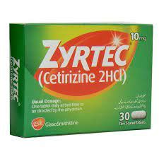 ZYRTEC 10MG TABS 30 S MedMarket