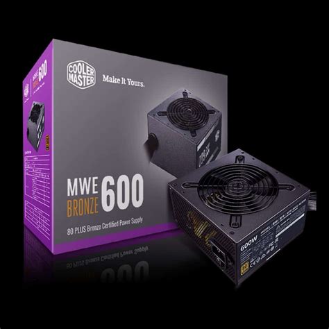 Fonte Cooler Master Mwe Bronze V W Cabo De For A Br Plus