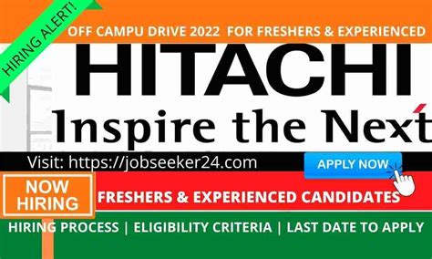 Hitachi Vantara Off Campus Drive Be Btech Pass Outs Can