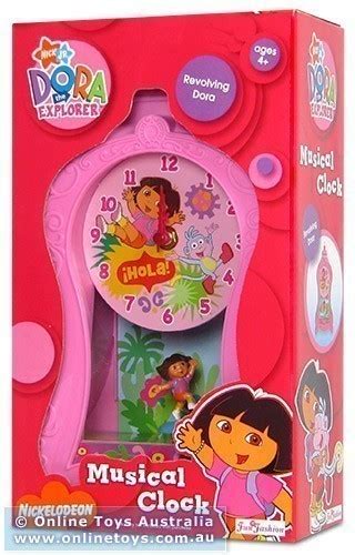 Dora The Explorer Musical Clock Online Toys Australia