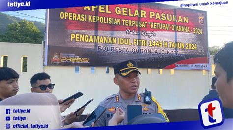 Pengamanan Idul Fitri 1445H Polresta Gorontalo Kota Gelar Operasi