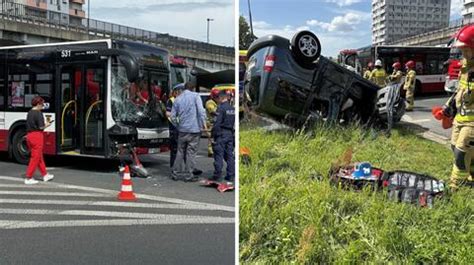 Opole Zderzenie Samochodu Osobowego Z Autobusem TVN24