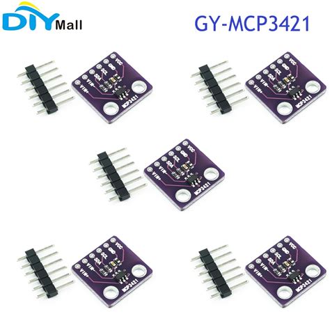 5 Adet MCP3421 I2C SOT23 6 Delta Sigma ADC De Erlendirme Mod L Kurulu