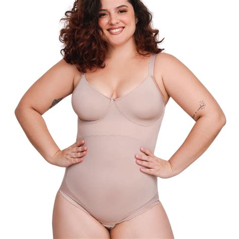 Body Modelador Alta Compress O Sem Bojo Vi Lingerie