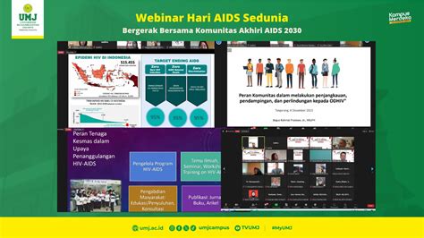 Webinar Mahasiswa FKM UMJ Angkat Topik Akhiri AIDS Di 2030 Fakultas