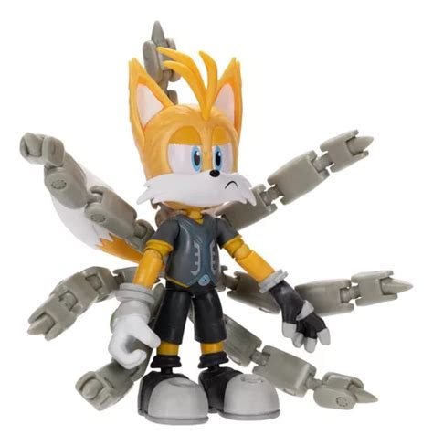 Sonic Prime Figura De Acción Articulada De 5 Pulgadas Tails MercadoLibre