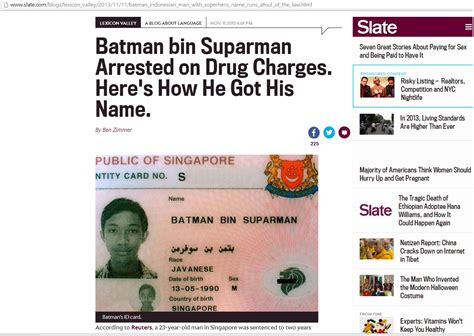 Remember Batman bin Suparman? He came back, in the form of a drugaddict