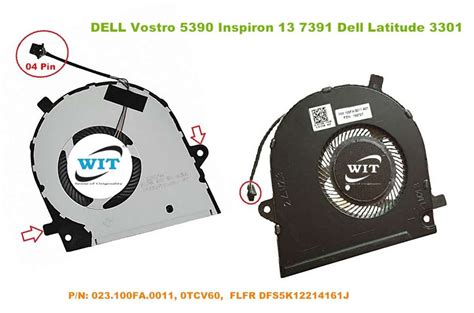 Laptop Internal CPU Cooling Fan For Dell Vostro 5390 5391 Series