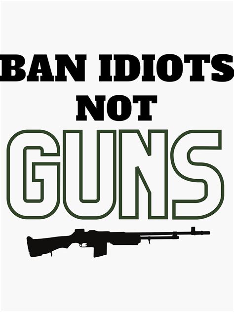 Ban Assault Weapons Sticker For Sale By Madraso Redbubble