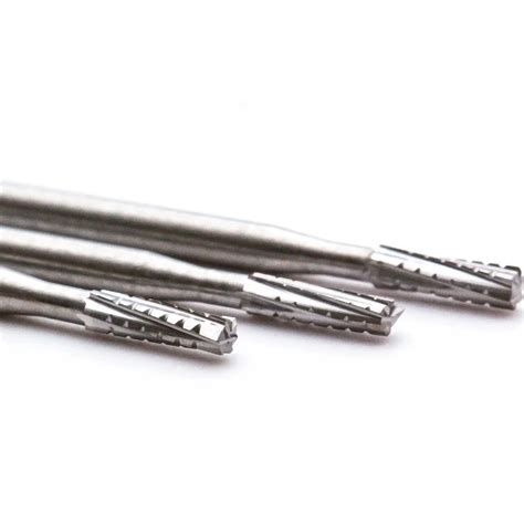 Newdiamond Cross Cut Taper Fissure Fg Carbide Burs Pack Of