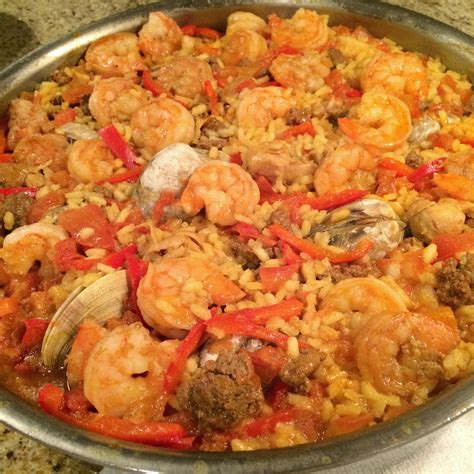 seafood chorizo  chicken paella  sisters kitchen