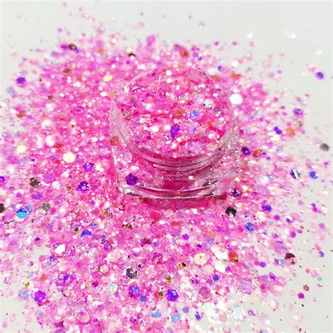 New Design Non Toxic Holographic Chunky Glitter Mixed Ultra Fine Glitter Powder Bulk For Craft