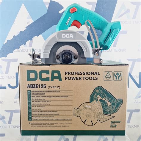 Jual DCA ADZE125 CORDLESS MARBLE CUTTER BRUSHLESS 125MM UNIT ONLY