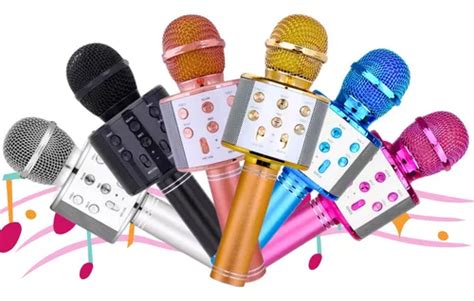 Micrófono inalámbrico Youtuber Bluetooth Karaoke Reporter colores