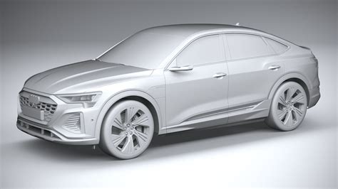 Audi Q Sline E Tron Sportback D Modell Ds C D Fbx