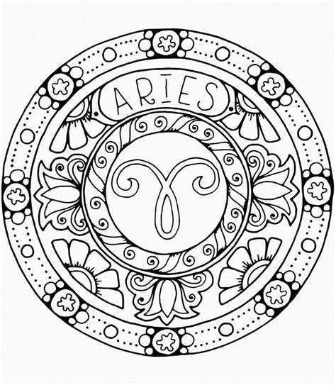 Pin By Michelle Ryley On Coloring Pages Zodiac Signs Aries Zodiac