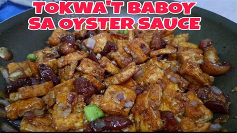 NAGLUTO AKO NG MASARAP NA GINISANG TOKWA AT BABOY SA OYSTER SAUCE AT