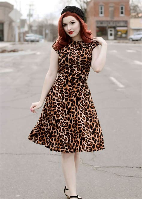 Bridget Dress in Leopard