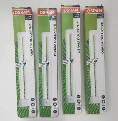 Osram W Dulux S E G Cap Pin Cool White Biax Lynx Pls Ebay