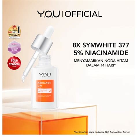 Jual YOU Y O U Radiance Up Antioxidant Serum SymWhite 377 Korean