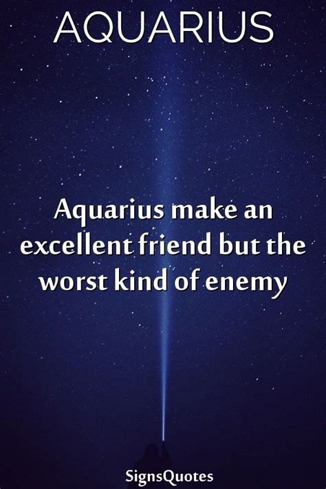 Aquarius Make An Excellent Friend But The Worst Kind Of Enemy Zodiac