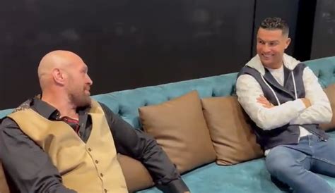 Tyson Fury Calls Cristiano Ronaldo The Greatest Footballer Ever Futbol On Fannation