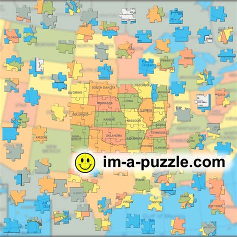 Map of the United States | I'm a Puzzle