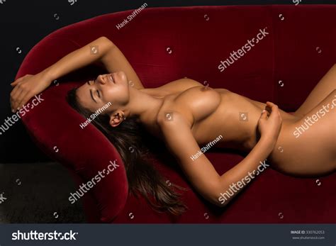 Pretty Romanian Brunette Lying Nude On Stock Photo 330762053 Shutterstock