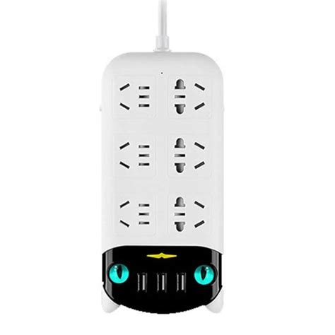 Cikonielf Prise De Courant Multiprise Multifonctionnelle Port Usb Abs