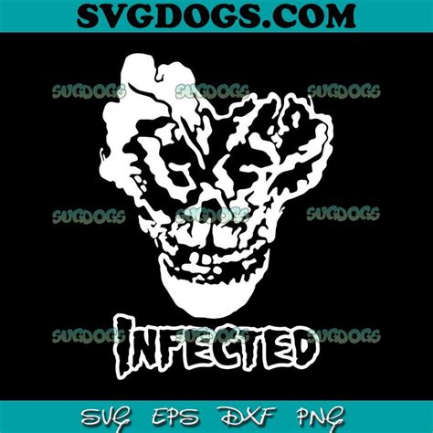 Infected Svg Skull Svg Misfits Skull Svg Png Eps Dxf