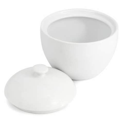 Our Table Simply White 13 Ounce Porcelain Sugar Bowl In White One Size