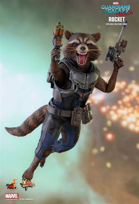 Rocket Raccoon Aus Dem Film Guardians Of The Galaxy Vol Von Hot Toys MMS