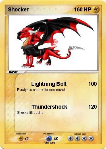 Pokémon Shocker 58 58 Lightning Bolt My Pokemon Card