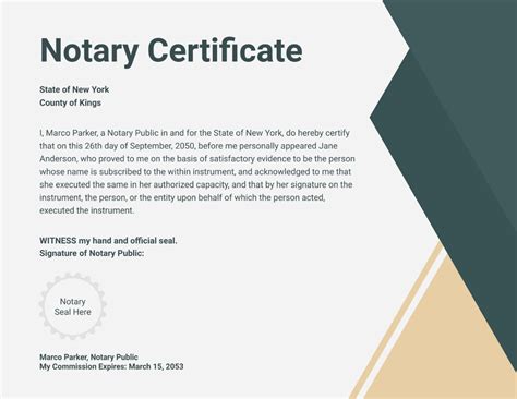 Free Notary Record Journal Template Edit Online And Download