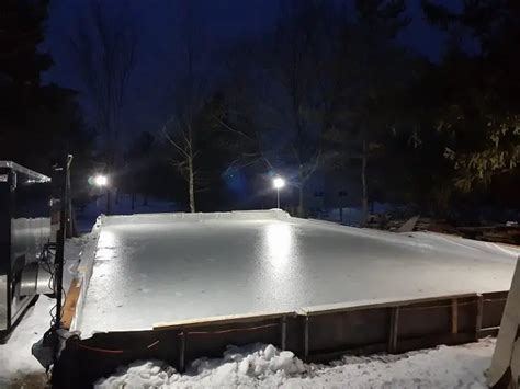 Simple Outdoor Hockey Rink Lighting Solutions - PlayedOnIce